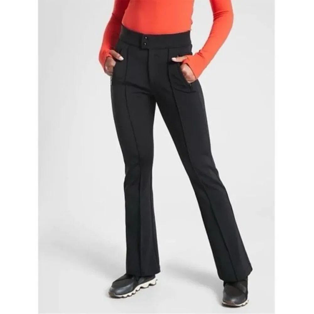 ATHLETA | black glacier snow pants 10